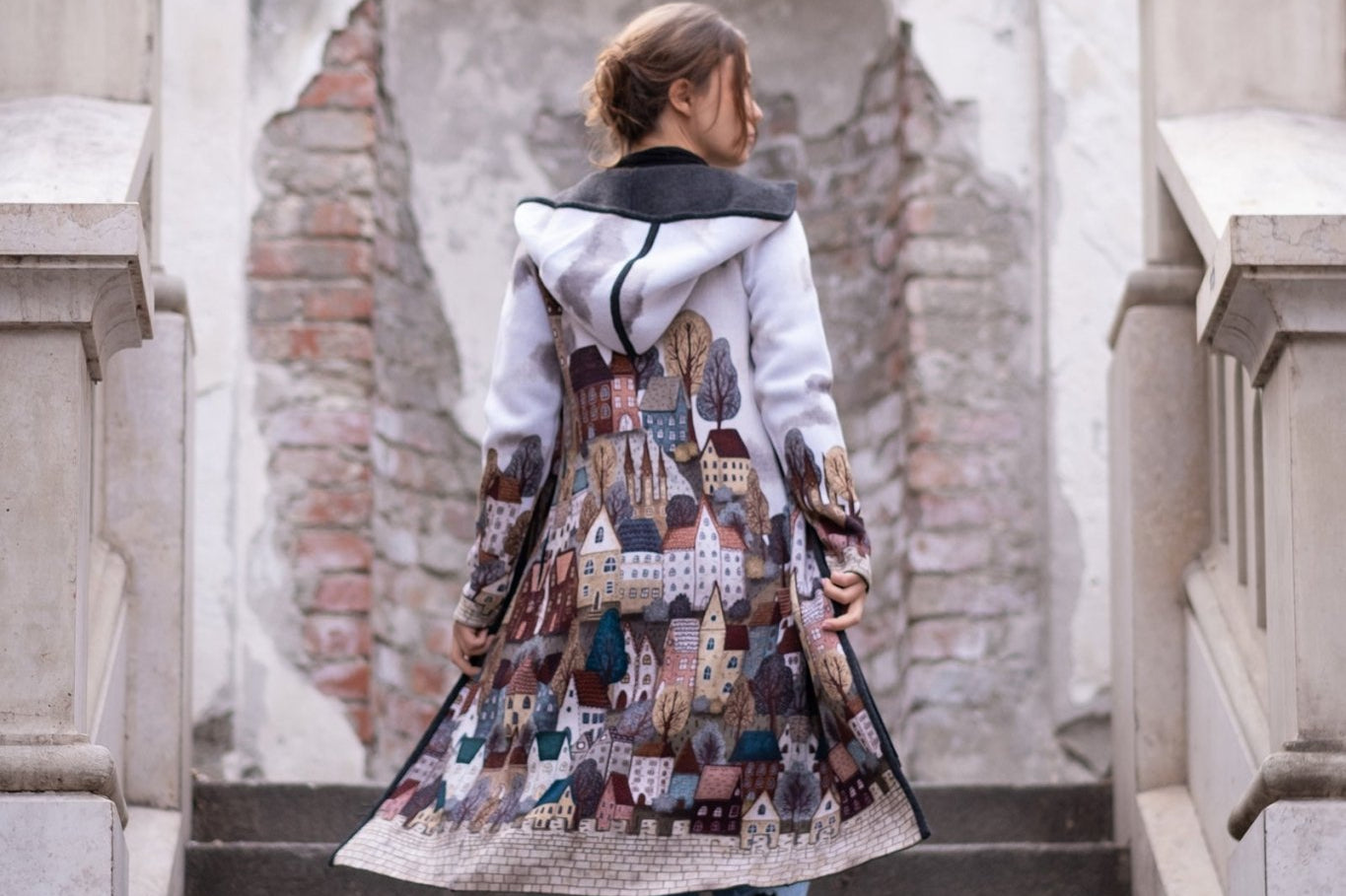 BAIKA női kabát Tempera – prémium pamutkötés, cipzáras záródás, kényelmes mindennapi viselet