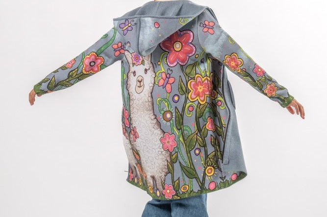 Alpaca - Girls' Long Sleeve Cardigan | BAIKA