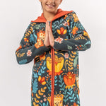 Bohemian Garden - Girls' Long Sleeve Cardigan | BAIKA