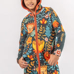 Bohemian Garden - Girls' Long Sleeve Cardigan | BAIKA