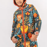 Bohemian Garden - Girls' Long Sleeve Cardigan | BAIKA
