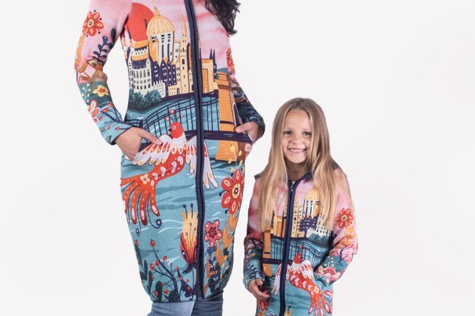 Budapest - Girls' Long Sleeve Cardigan | BAIKA