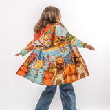 Cats from Amsterdam - Girls' Long Sleeve Cardigan | BAIKA