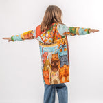 Cats from Amsterdam - Girls' Long Sleeve Cardigan | BAIKA