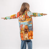 Cats from Amsterdam - Girls' Long Sleeve Cardigan | BAIKA