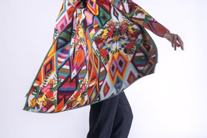 Geometric - Women - Knitted Cardigans | BAIKA