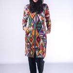 Geometric - Women - Knitted Cardigans | BAIKA