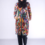 Geometric - Women - Knitted Cardigans | BAIKA