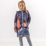 Horse in the Forest - Girls' Long Sleeve Cardigan | BAIKA