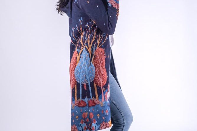 Horse in the Forest - Women - Knitted Cardigans | BAIKA