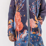 Horse in the Forest - Girls' Long Sleeve Cardigan | BAIKA