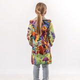 Mystical forest - Girls' Long Sleeve Cardigan | BAIKA
