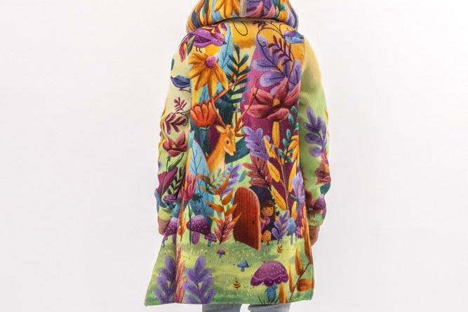 Mystical forest - Girls' Long Sleeve Cardigan | BAIKA