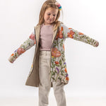 Poppies - Girls' Long Sleeve Cardigan | BAIKA