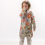 Poppies - Girls' Long Sleeve Cardigan | BAIKA