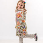 Poppies - Girls' Long Sleeve Cardigan | BAIKA