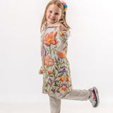 Poppies - Girls' Long Sleeve Cardigan | BAIKA