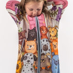 Puppies - Girls' Long Sleeve Cardigan | BAIKA