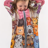 Puppies - Girls' Long Sleeve Cardigan | BAIKA