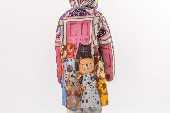 Puppies - Girls' Long Sleeve Cardigan | BAIKA