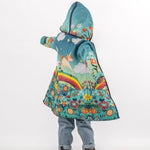 Rainbow Unicorn - Girls' Long Sleeve Cardigan | BAIKA