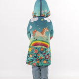 Rainbow Unicorn - Girls' Long Sleeve Cardigan | BAIKA