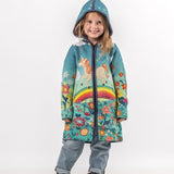 Rainbow Unicorn - Girls' Long Sleeve Cardigan | BAIKA