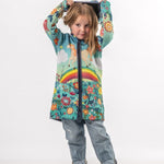 Rainbow Unicorn - Girls' Long Sleeve Cardigan | BAIKA