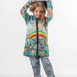 Rainbow Unicorn - Girls' Long Sleeve Cardigan | BAIKA