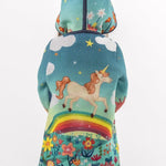 Rainbow Unicorn - Girls' Long Sleeve Cardigan | BAIKA