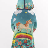 Rainbow Unicorn - Girls' Long Sleeve Cardigan | BAIKA