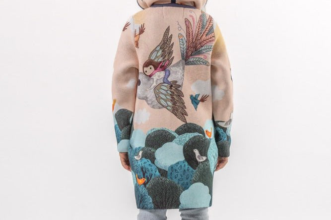 Sparrow - Girls' Long Sleeve Cardigan | BAIKA