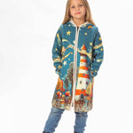 A Világítótorony - Girls' Long Sleeve Cardigan | BAIKA