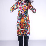 Geometric - Women - Knitted Cardigans | BAIKA