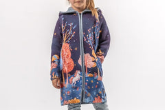 Horse in the Forest - Girls' Long Sleeve Cardigan | BAIKA